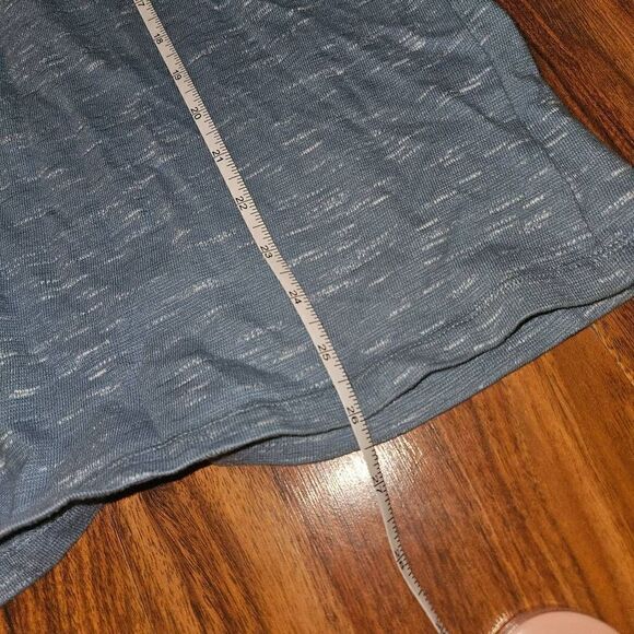 4 for $50 🎃 Goodfellow & Co Heathered Blue Comfy Tee Men's Size Large - Picture 4 of 6